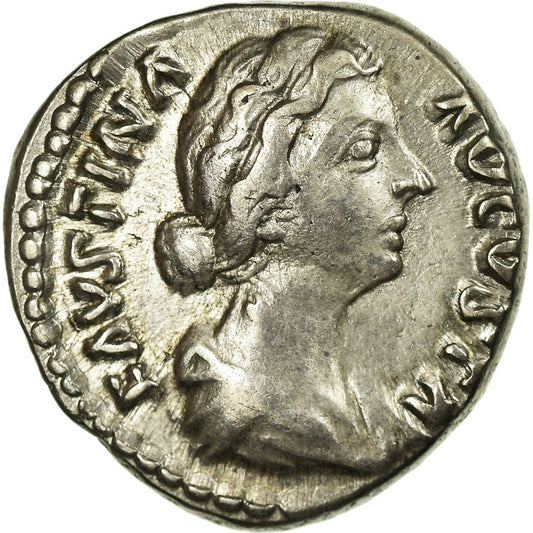 kovanec, 
  
  Favstina II., 
  
  Denarius