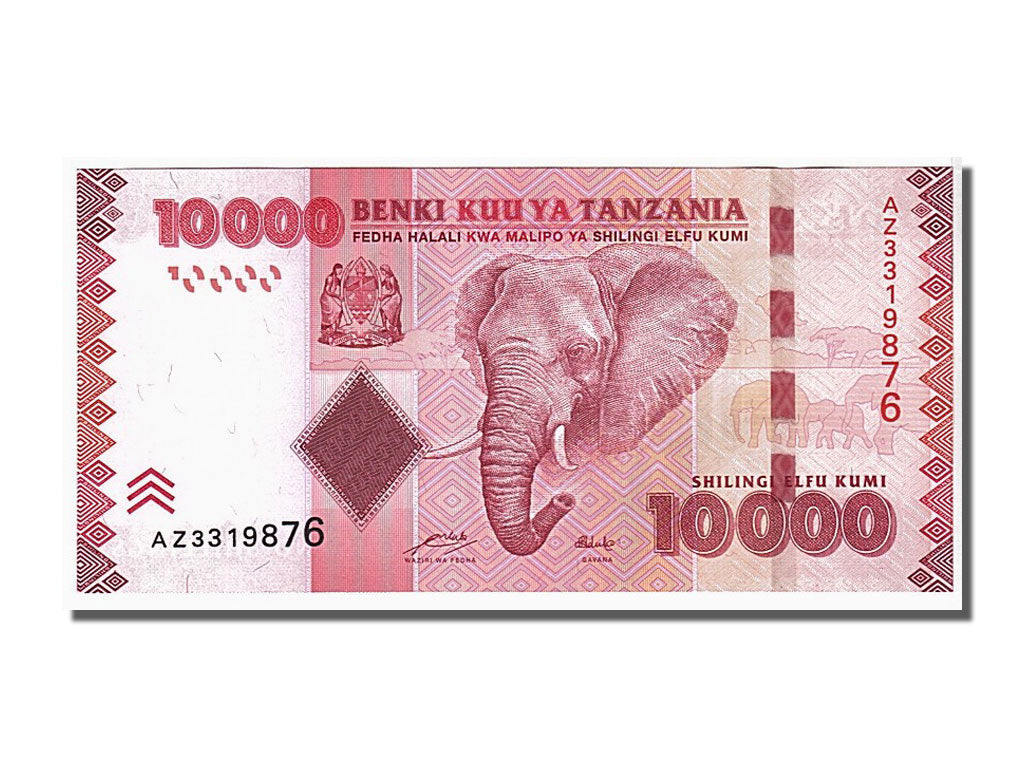 bankovec, 
  
  Tanzanija, 
  
  10