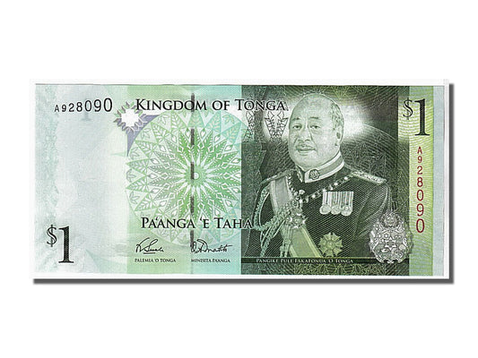 bankovec, 
  
  Tonga, 
  
  1 paanga