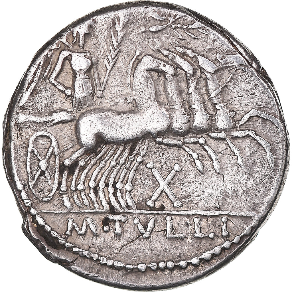 kovanec, 
  
  M. Tulij, 
  
  Denarius