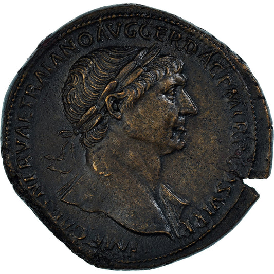 Trajan, 
  
  Sestercij, 
  
  112-114