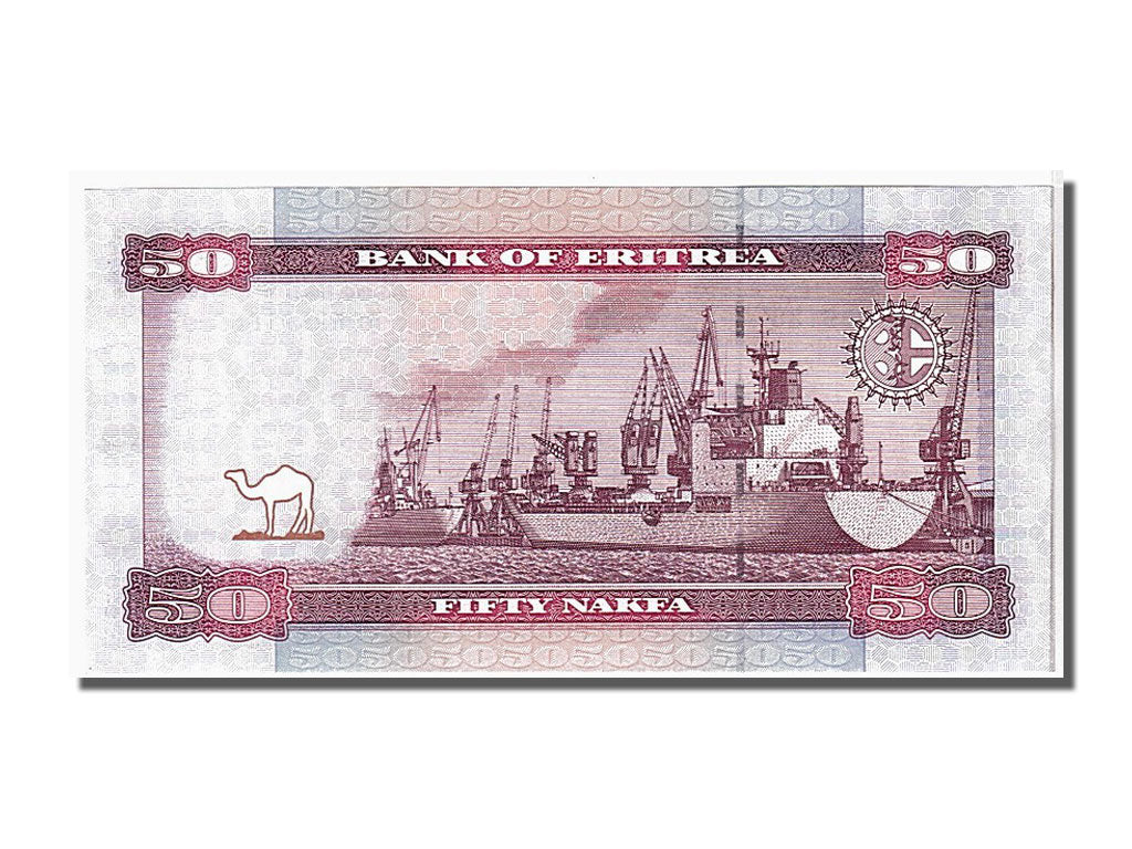 bankovec, 
  
  Eritreja, 
  
  50 Nakfa