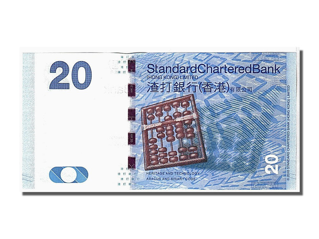 bankovec, 
  
  Hong Kong, 
  
  20 dolarjev