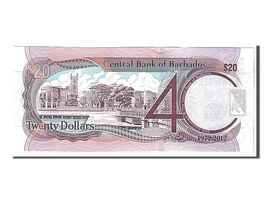 bankovec, 
  
  Barbados, 
  
  20 dolarjev