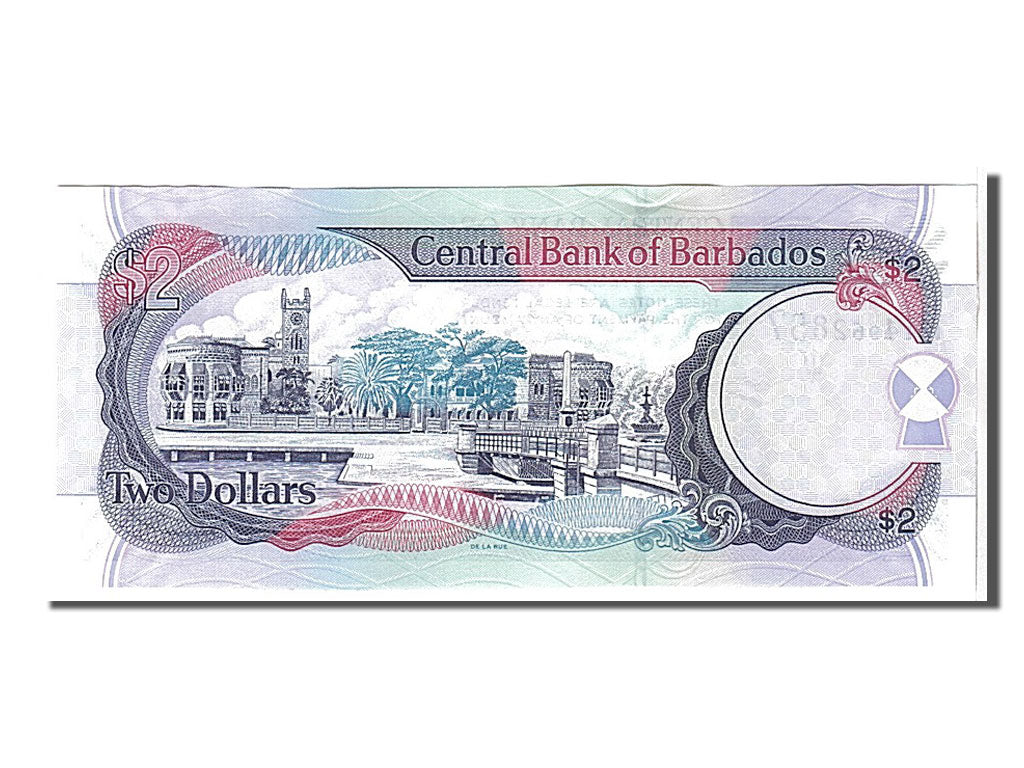 bankovec, 
  
  Barbados, 
  
  2 dolarja