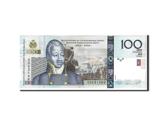 bankovec, 
  
  Haiti, 
  
  100 gurdov