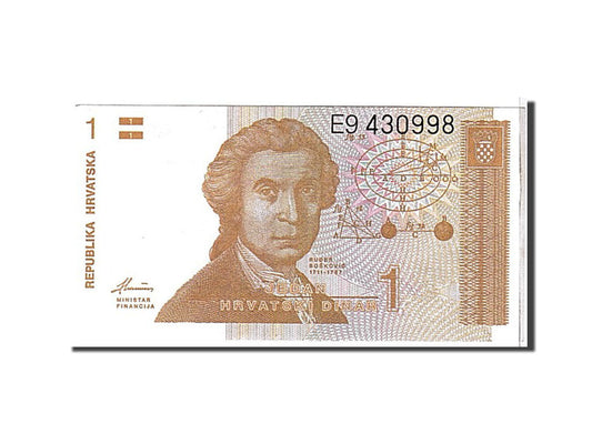 bankovec, 
  
  Hrvaška, 
  
  1 dinar