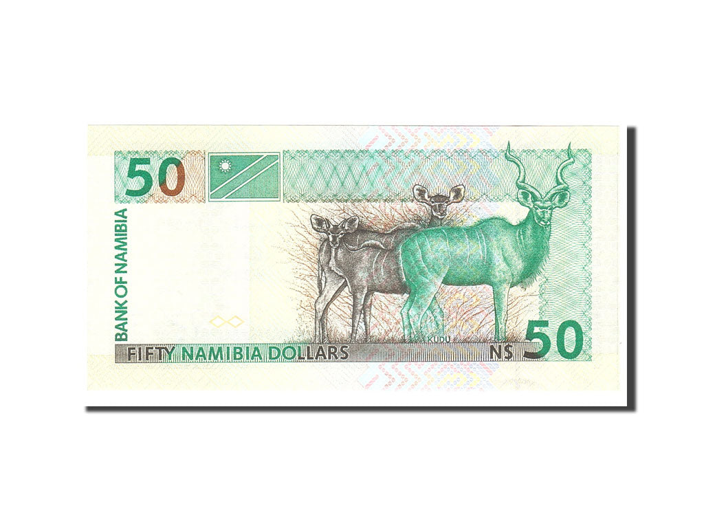 bankovec, 
  
  Namibija, 
  
  50 namibijskih dolarjev