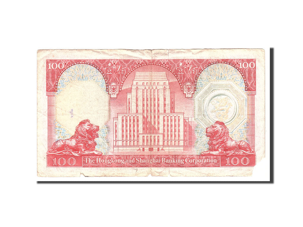 bankovec, 
  
  Hong Kong, 
  
  100 dolarjev