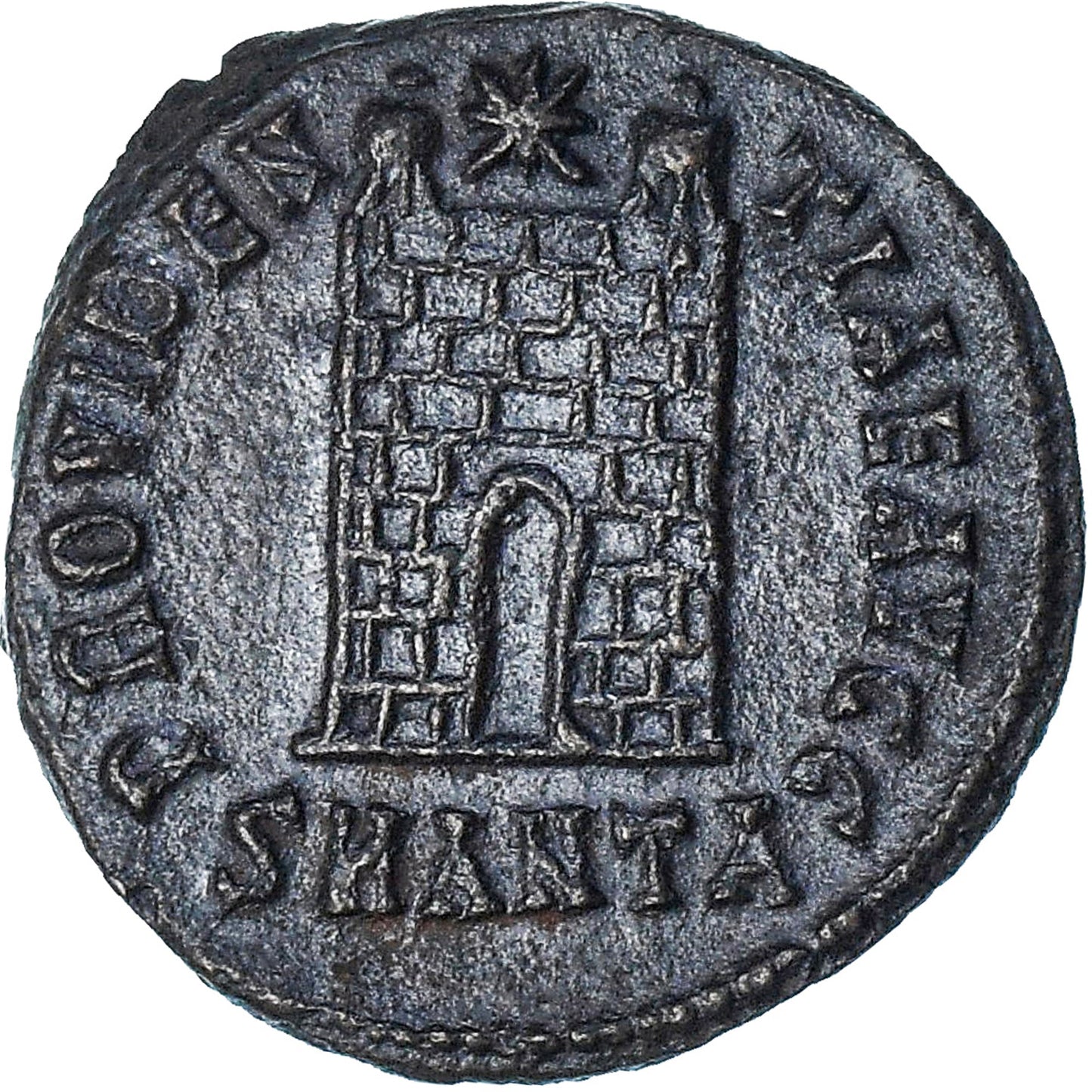 Konstantin I., 
  
  Follis, 
  
  327-329