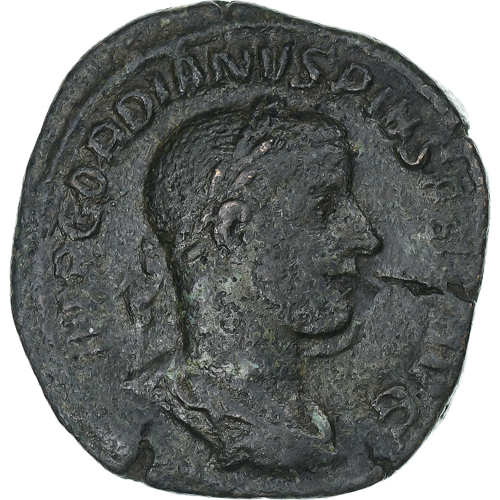 Gordian III., 
  
  Sestercij, 
  
  244