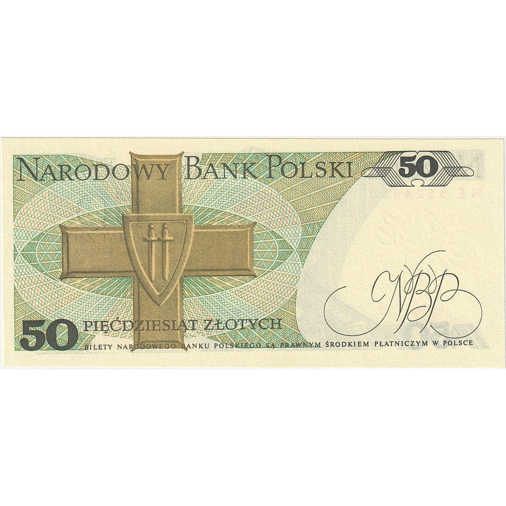 bankovec, 
  
  Poljska, 
  
  50 zlotov