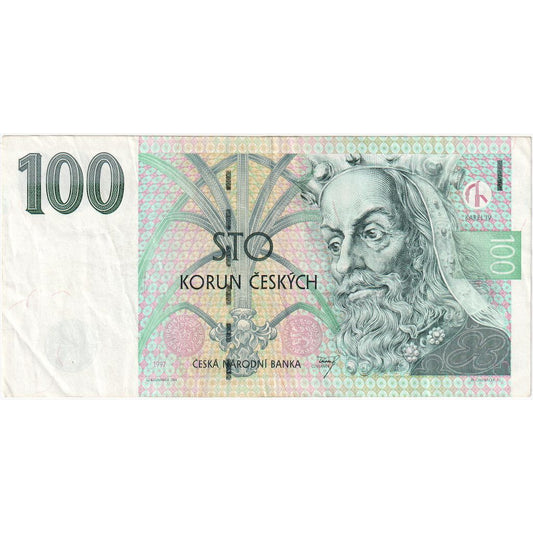 Češka, 
  
  100 korunov, 
  
  AU (50-53)