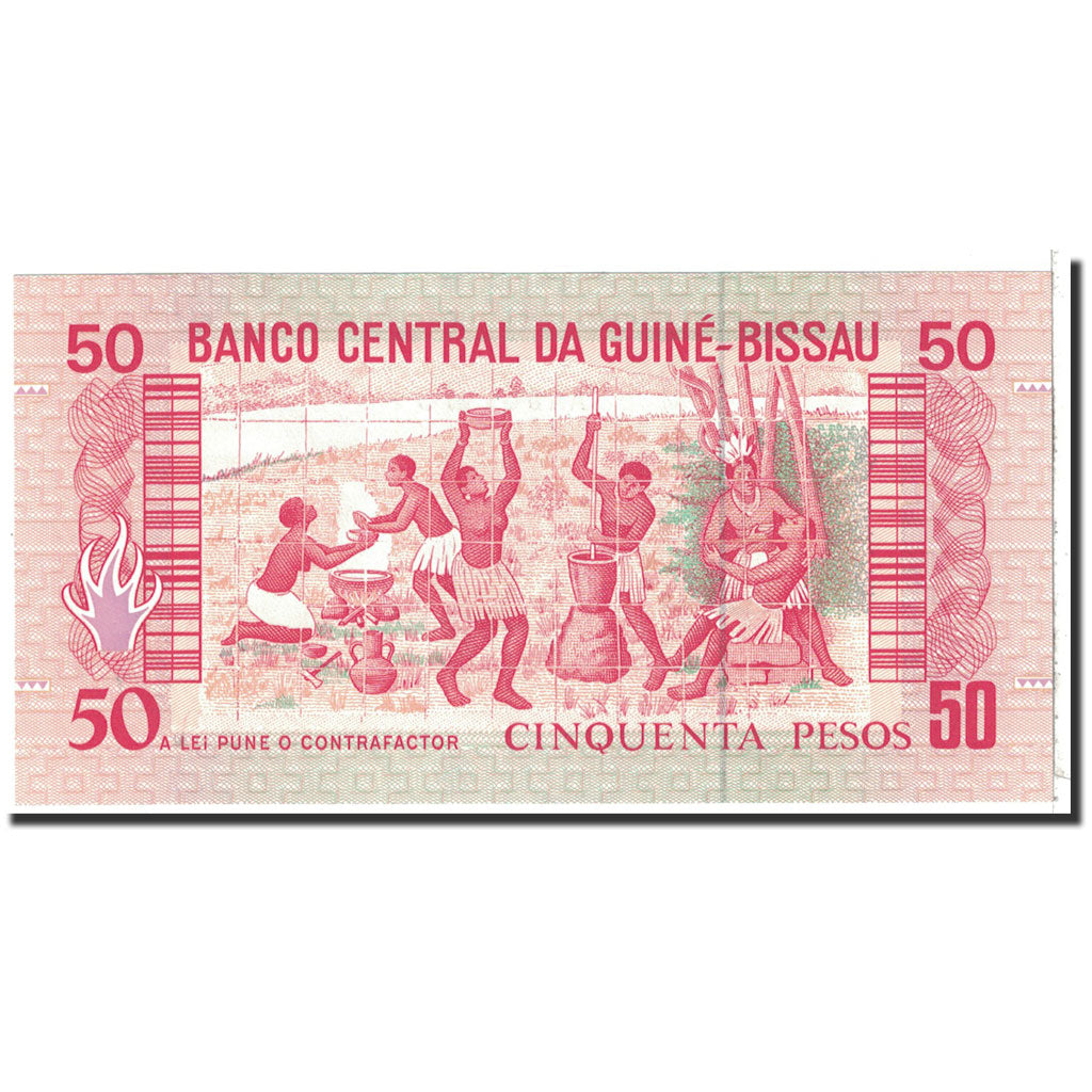 bankovec, 
  
  Gvineja Bissau, 
  
  50 pesov