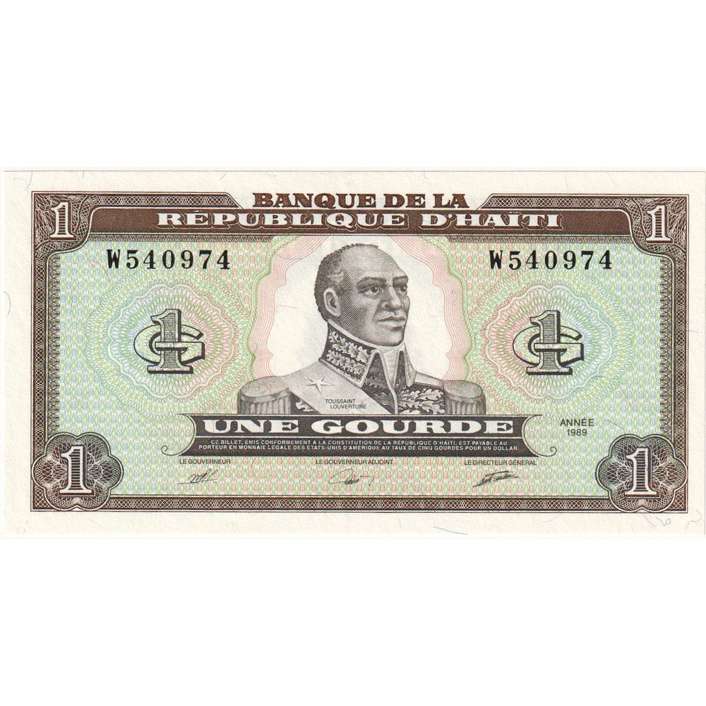 Haiti, 
  
  1 buča, 
  
  1989