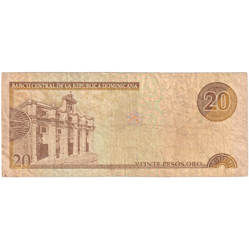 Dominikanska republika, 
  
  20 pesos oro, 
  
  2000