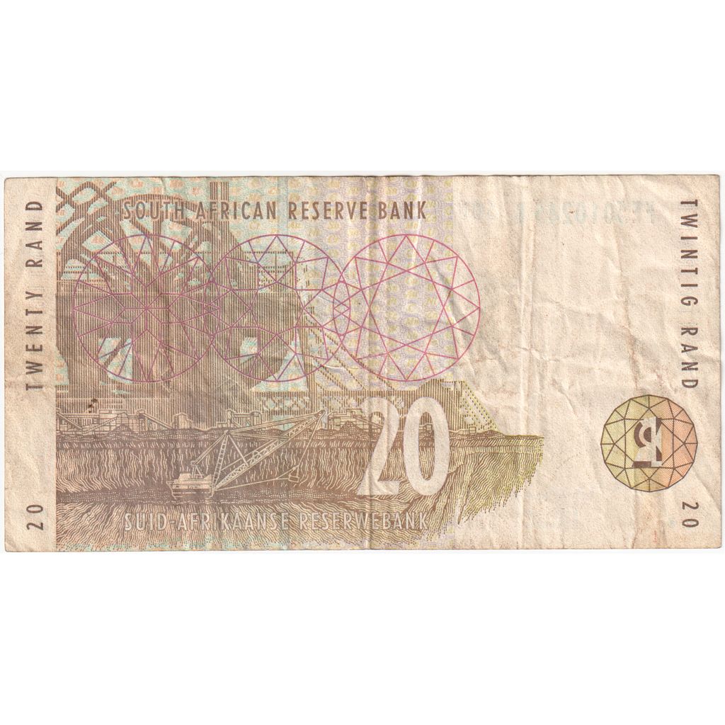 Južna Afrika, 
  
  20 randov, 
  
  VF (30-35)