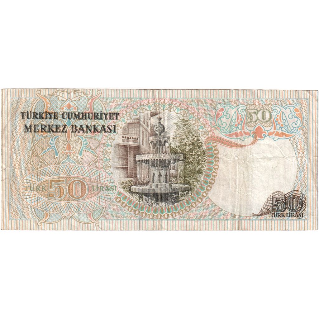 Turčija, 
  
  50 lir, 
  
  1970-01-14