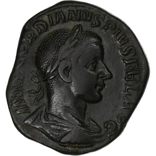 Gordian III., 
  
  Sestercij, 
  
  241-244