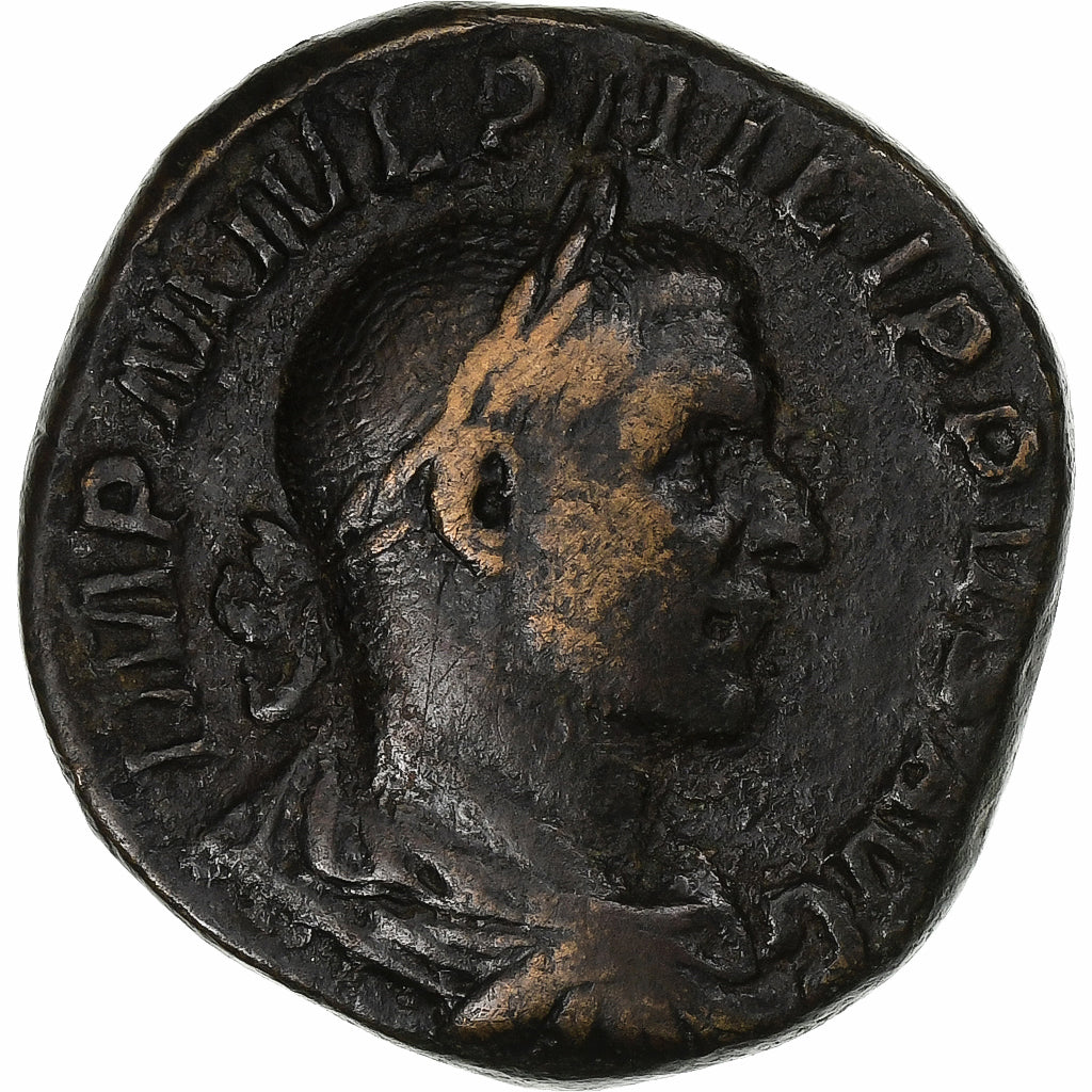 Filip I., 
  
  Sestercij, 
  
  244-249