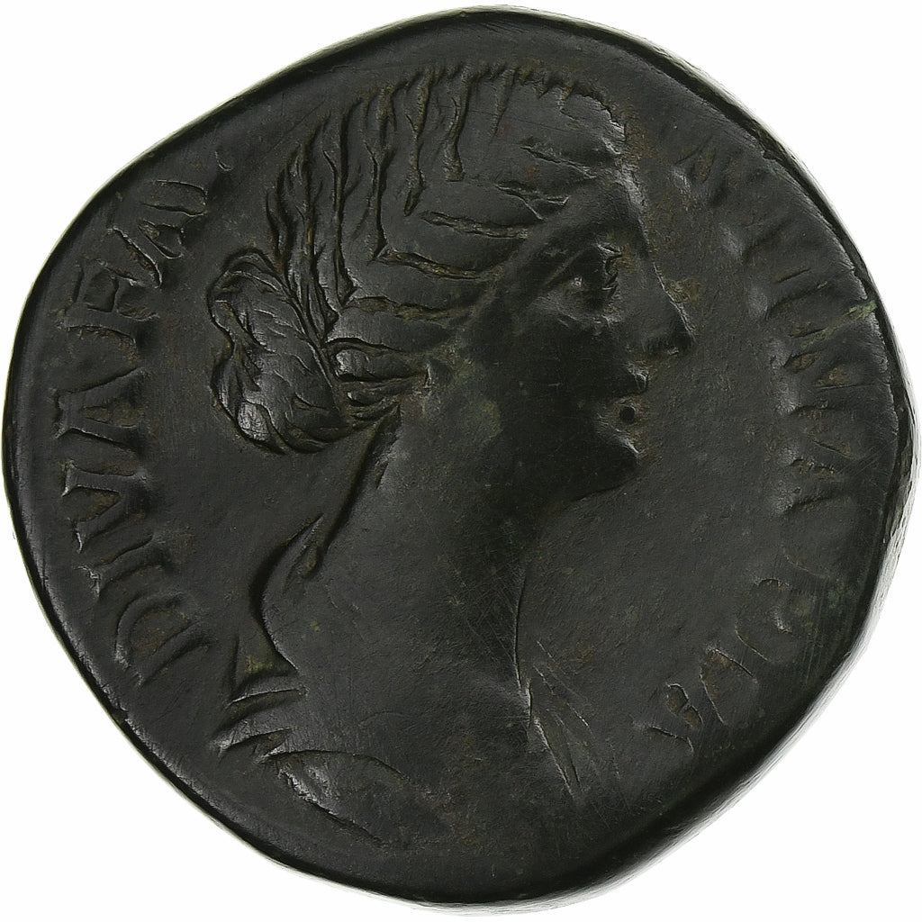 Diva Favstina II., 
  
  Sestercij, 
  
  176-180