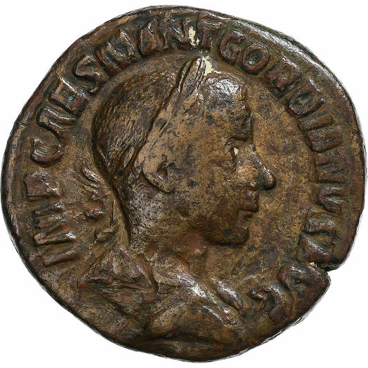 Gordian III., 
  
  Sestercij, 
  
  240