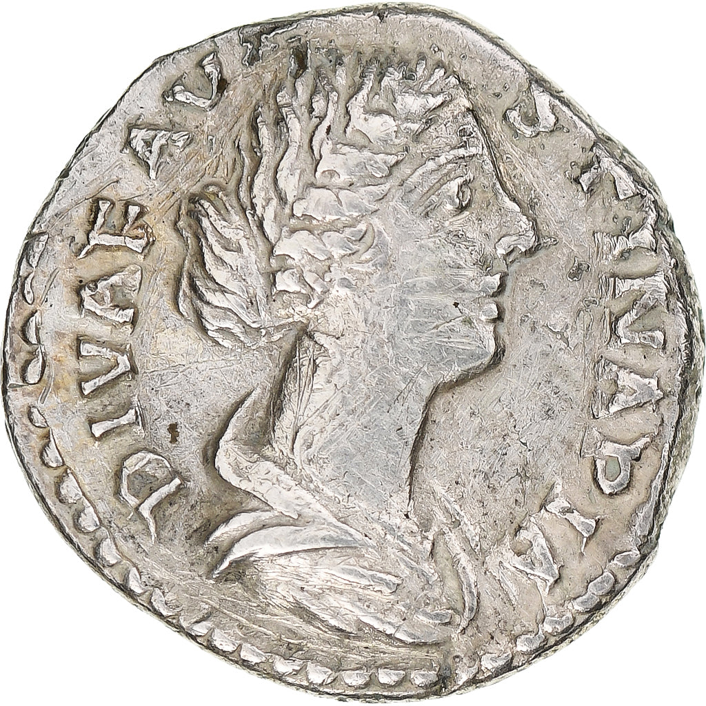 Diva Favstina II., 
  
  denar, 
  
  176-180