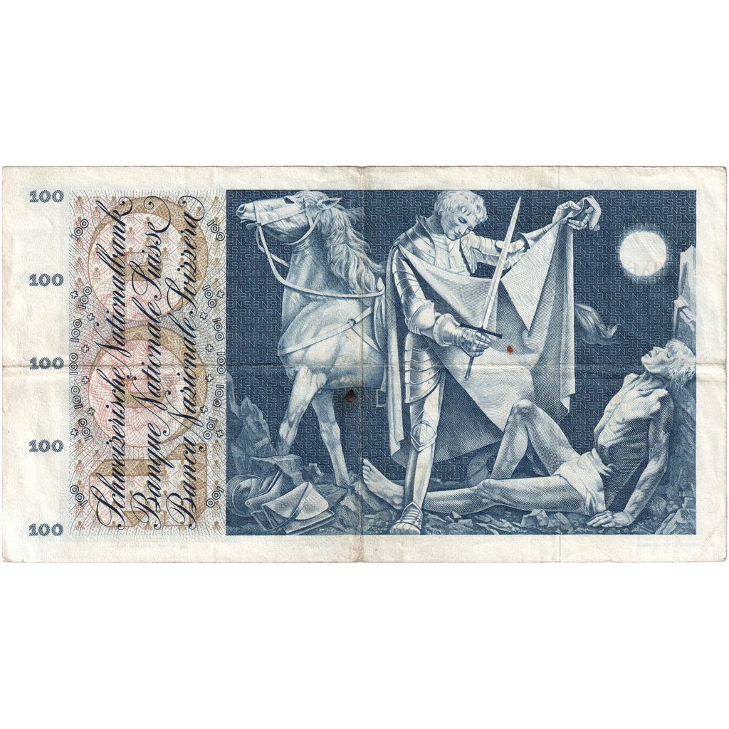 Švica, 
  
  100 frankov, 
  
  1967-06-30