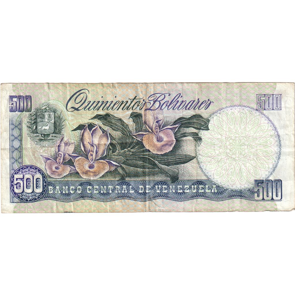 Venezuela, 
  
  500 bolivarjev, 
  
  1990-05-31