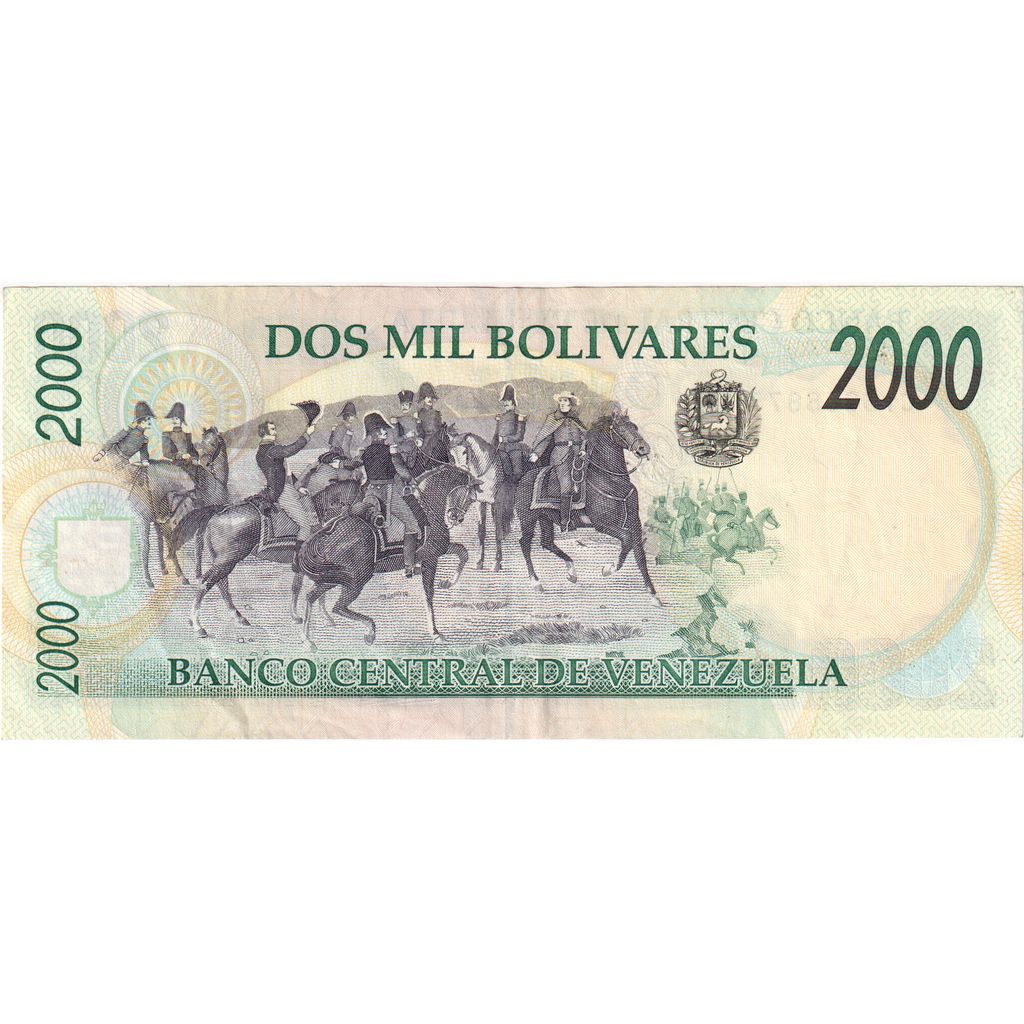 Venezuela, 
  
  2000 Bolivarjev, 
  
  1997-06-16