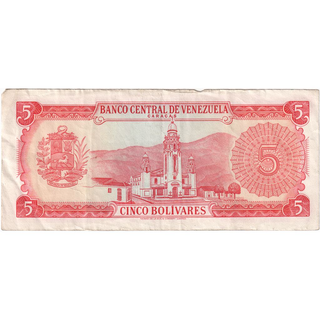 Venezuela, 
  
  5 Bolivarjev, 
  
  1974-01-29