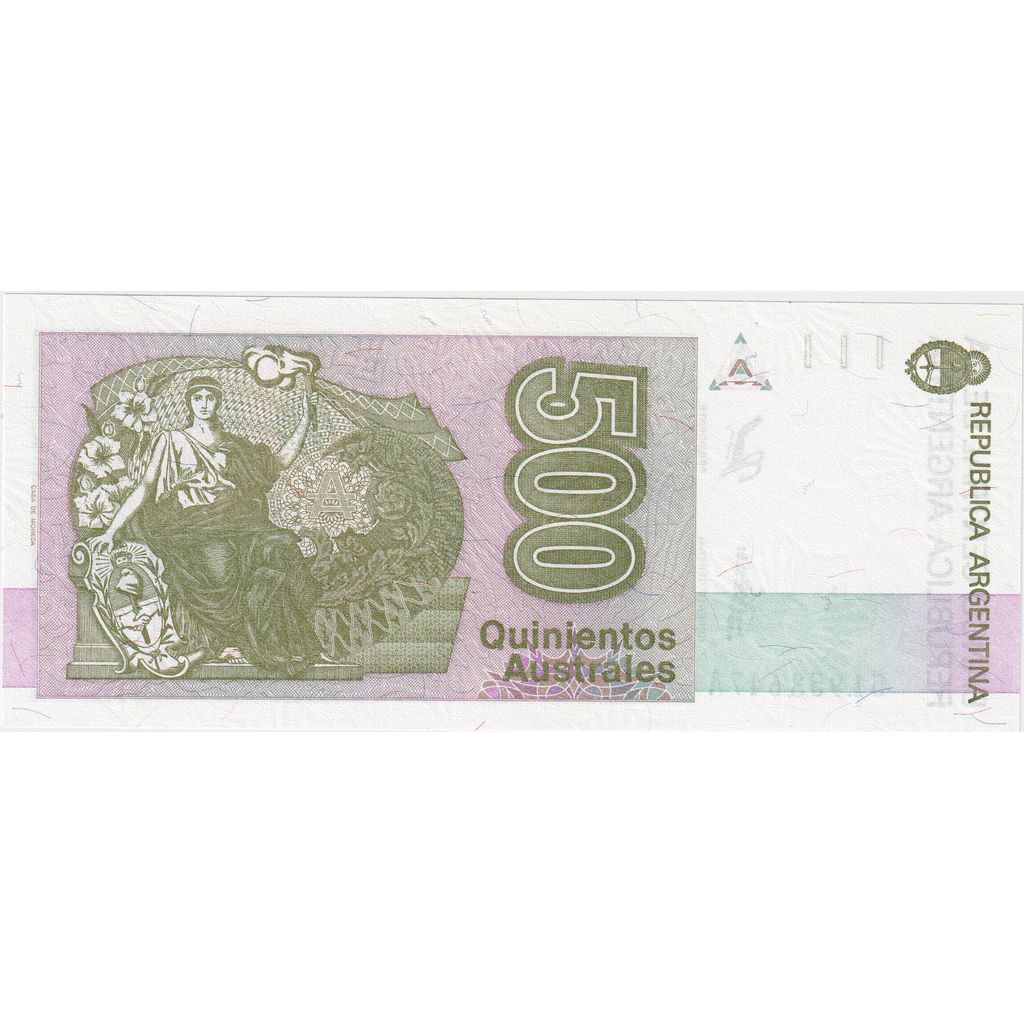 Argentina, 
  
  500 avstralov, 
  
  UNC (65-70)