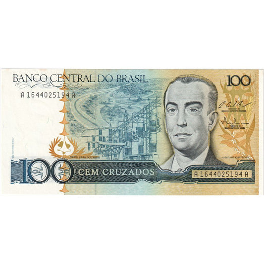 Brazilija, 
  
  100 Cruzados, 
  
  UNC (65-70)