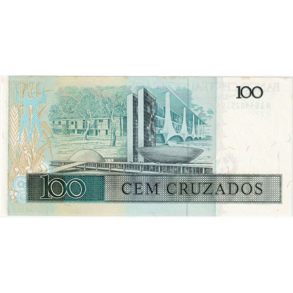 Brazilija, 
  
  100 Cruzados, 
  
  UNC (65-70)