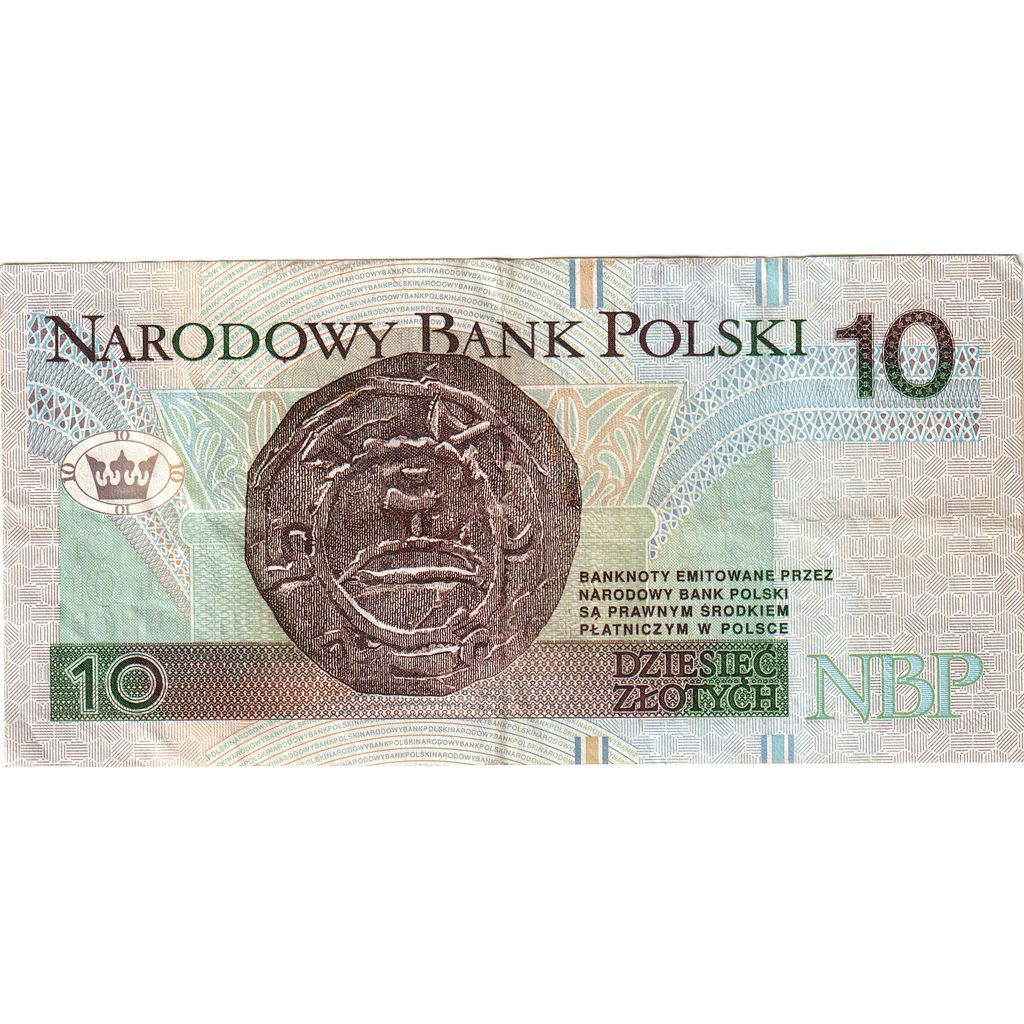 Poljska, 
  
  10 zlotov, 
  
  1994-03-25