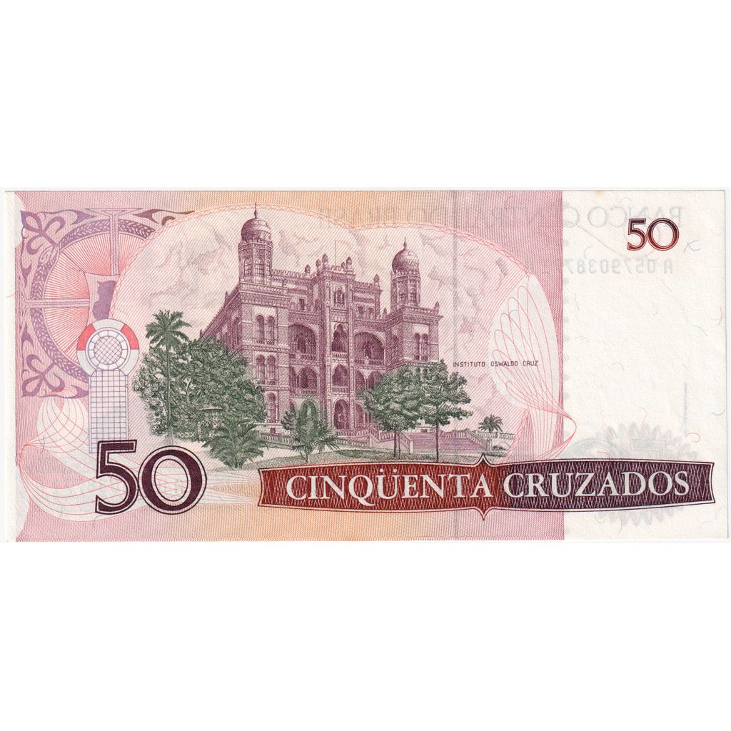 Brazilija, 
  
  50 Cruzados, 
  
  UNC (65-70)