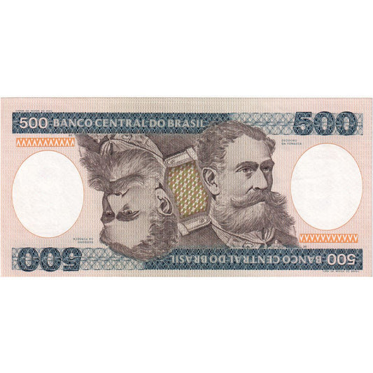 Brazilija, 
  
  500 Cruzeirov, 
  
  KM: 200b