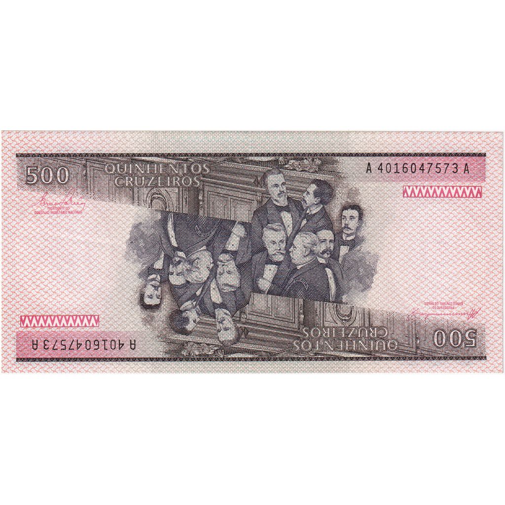 Brazilija, 
  
  500 Cruzeirov, 
  
  KM: 200b