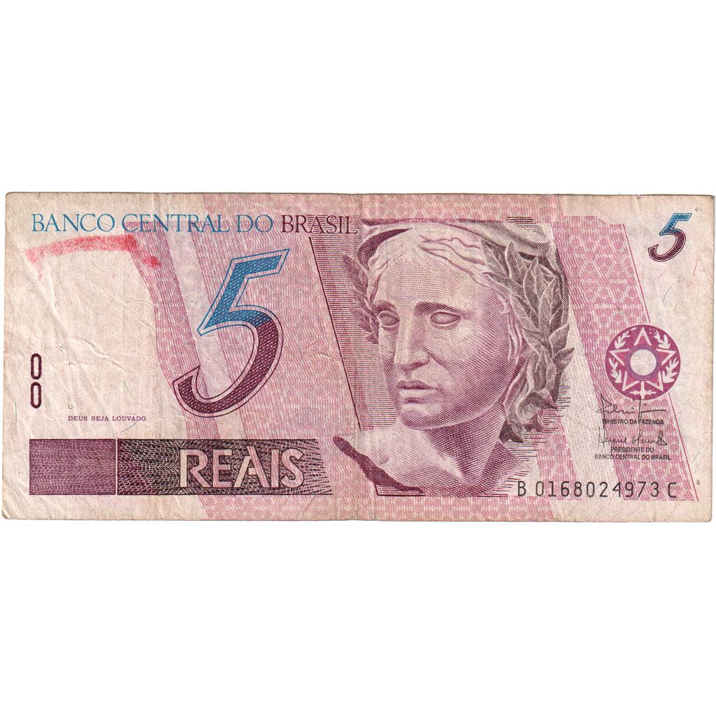 Brazilija, 
  
  5 realov, 
  
  2010