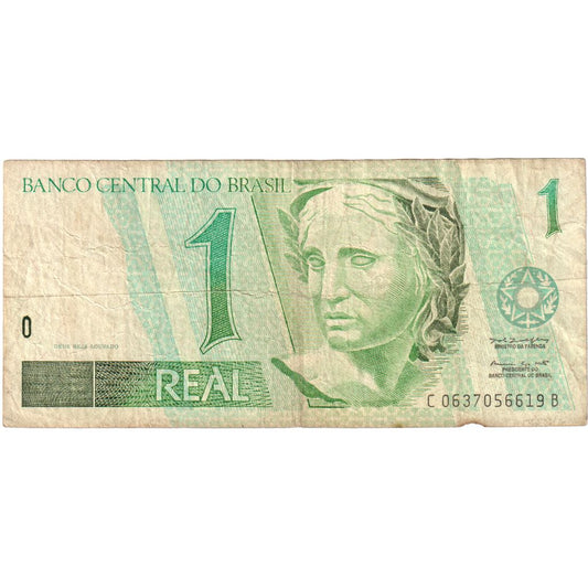 Brazilija, 
  
  1 Réal, 
  
  VF (20-25)