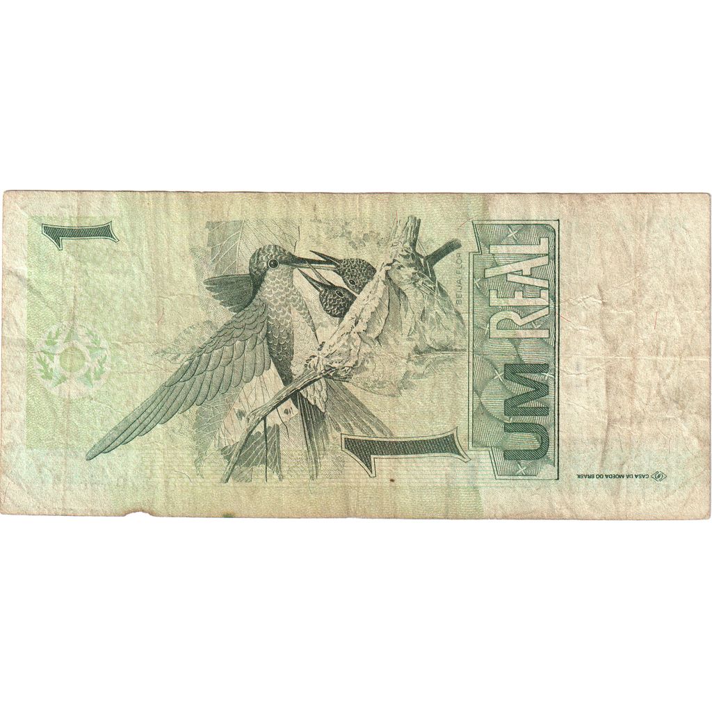 Brazilija, 
  
  1 Réal, 
  
  VF (20-25)