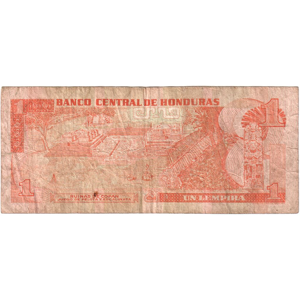 Honduras, 
  
  1 lempira, 
  
  1996-12-12