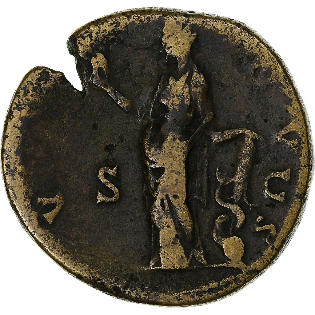 Favstina II., 
  
  Sestercij, 
  
  145-161