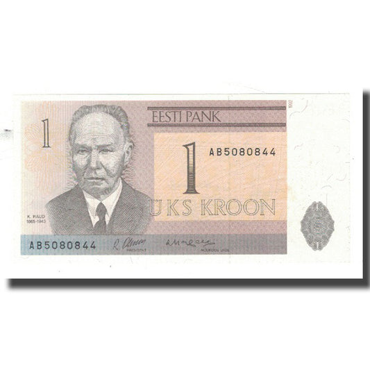 bankovec, 
  
  Estonija, 
  
  1 krona