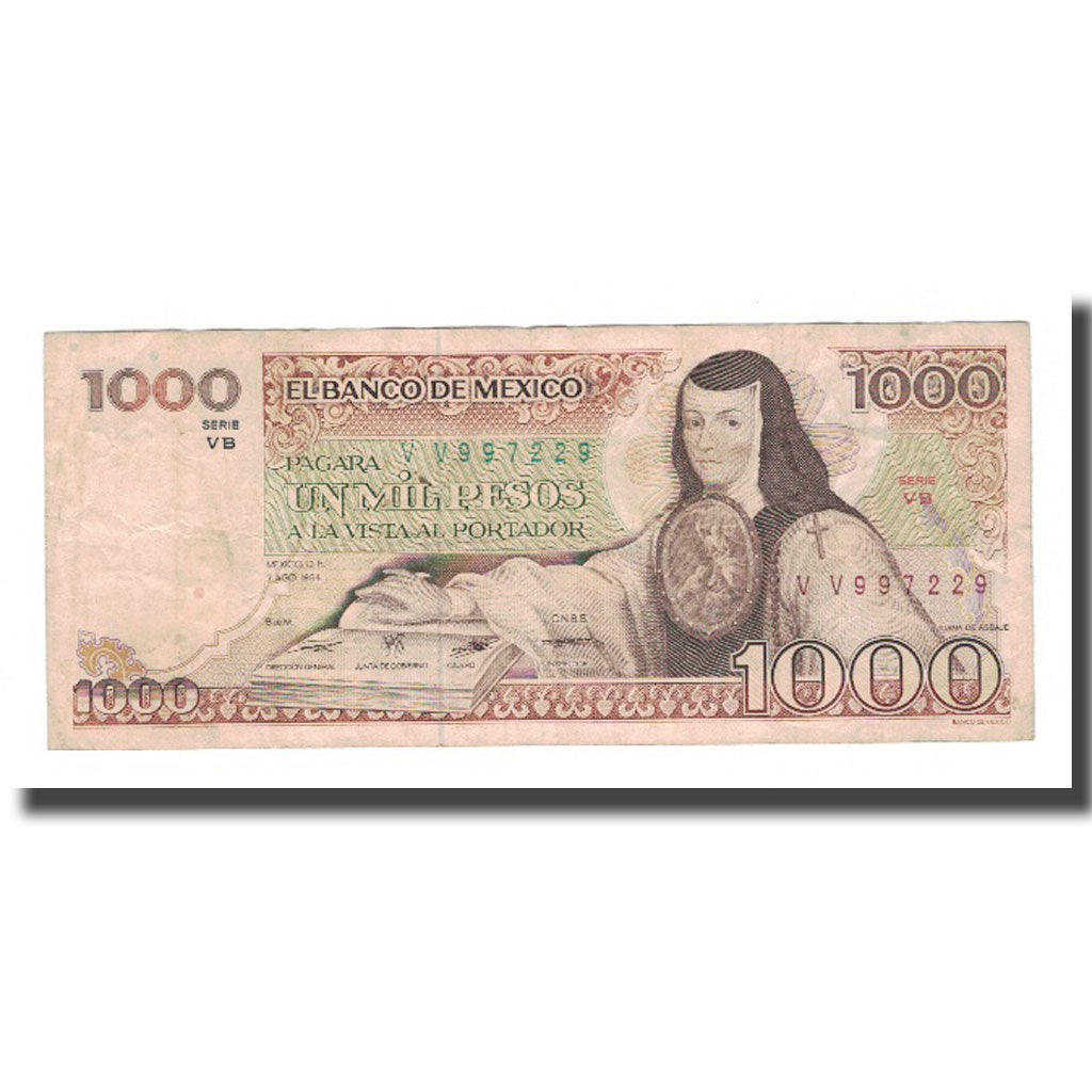 bankovec, 
  
  Mehika, 
  
  1000 pesov