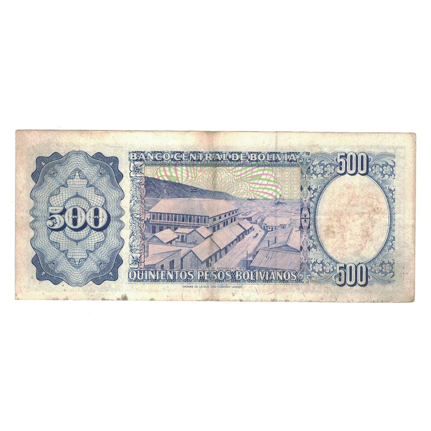 bankovec, 
  
  Bolivija, 
  
  500 bolivijskih pesov