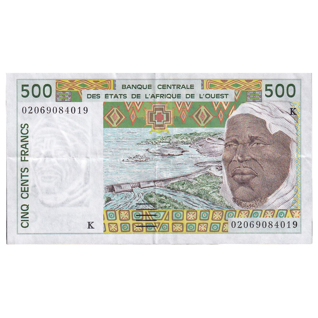 Zahodnoafriške države, 
  
  500 frankov, 
  
  2002