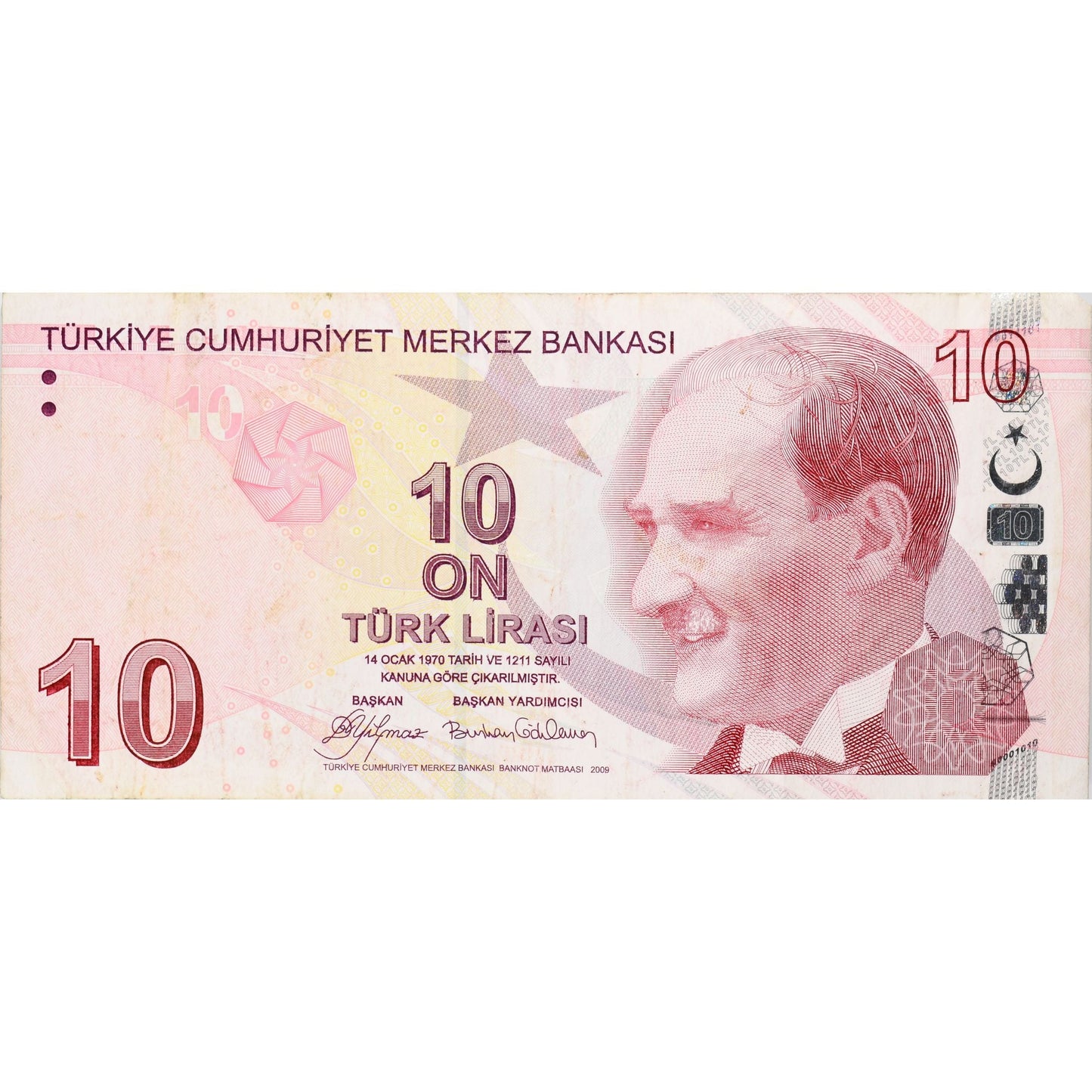 Turčija, 
  
  10 lir, 
  
  2009