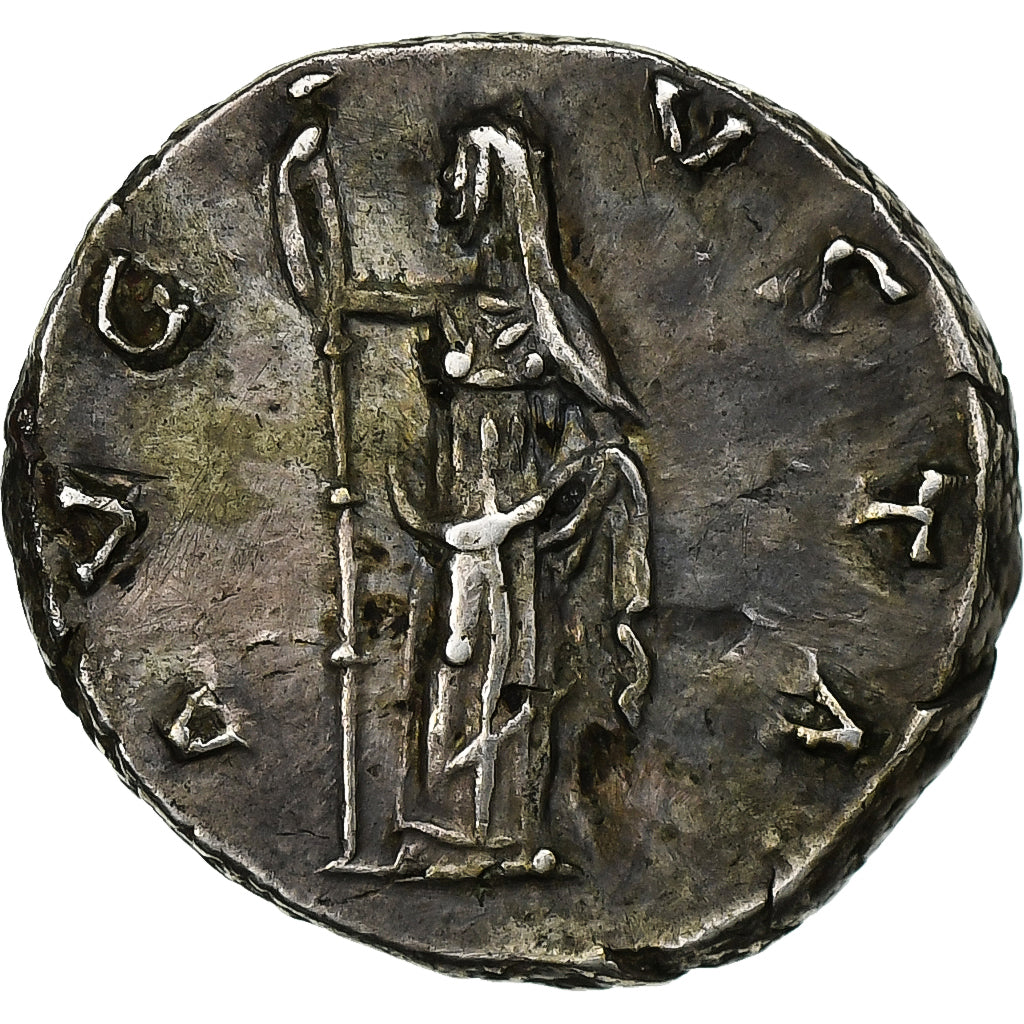 Diva Faustina I., 
  
  denar, 
  
  141 pr. n. št