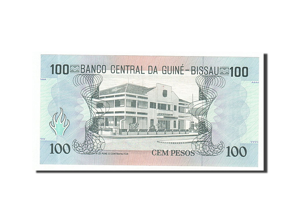 bankovec, 
  
  Gvineja Bissau, 
  
  100 pesov